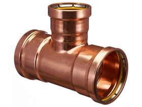 >B< Press Gas Reducing Tee 100mm x 100mm x 80mm