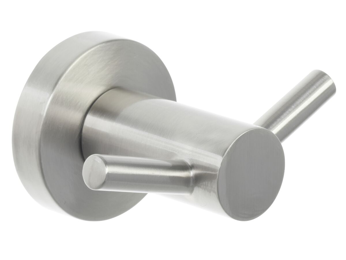Hero - Posh Solus Mk2 Robe Hook Brushed Nickel
