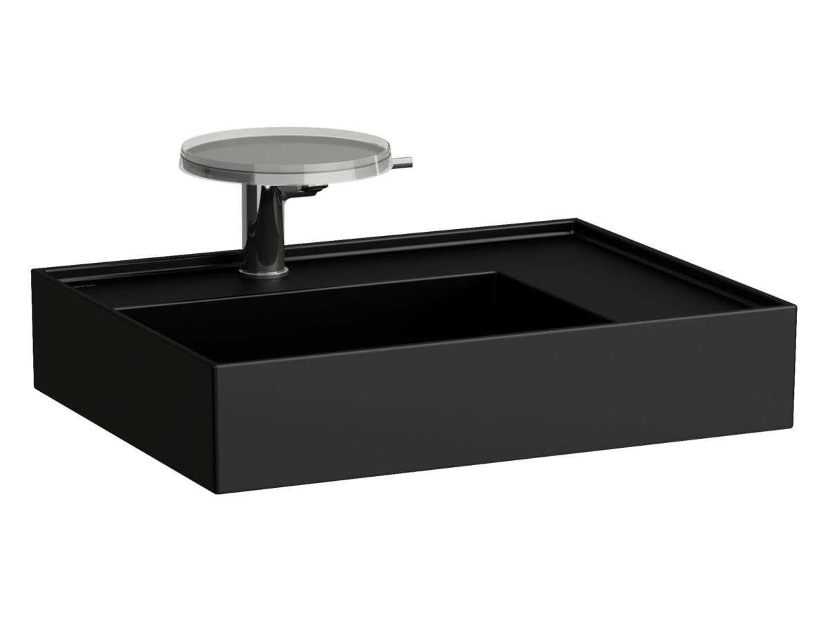 Screw Fixings Types LAUFEN Kartell Wall/Counter Basin with Shelf Left Hand Bowl 600mm x ...