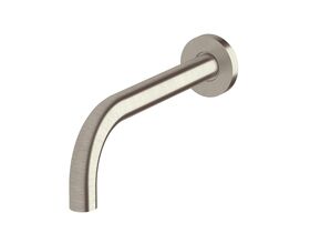 Sussex Scala 25mm Curved Bath Outlet 200mm LUX PVD Brushed Oyster Nickel