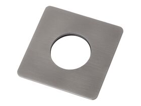 Mizu Silk Concealed Shower Mixer Cover Plate Brushed Gunmetal Grey