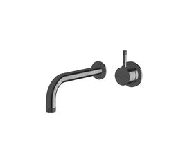Hero - Sussex Scala Nova Wall Basin/Bath Mixer System 200mm PVD Brushed Gunmetal (5 Star) Lead Free