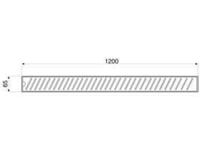 Veitch Rx65 Shower Channel 1200mm (Fitzroy)