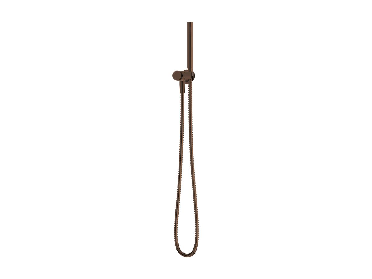 Sussex Pure Microphone Handshower with Swivel Bracket PVD Brushed Bronze (3 Star)