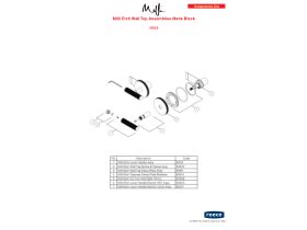 Component Listing - Milli Etch Wall Top Assemblies Matte Black