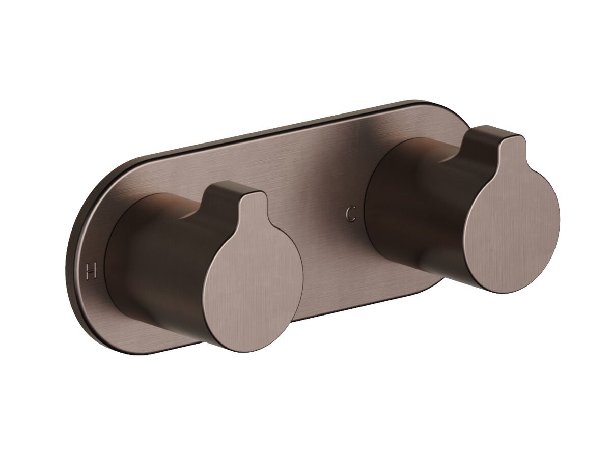 Hero - Faucet Strommen Vara Fin Wall Top Assembly Kit Armada Bronze Lead Free