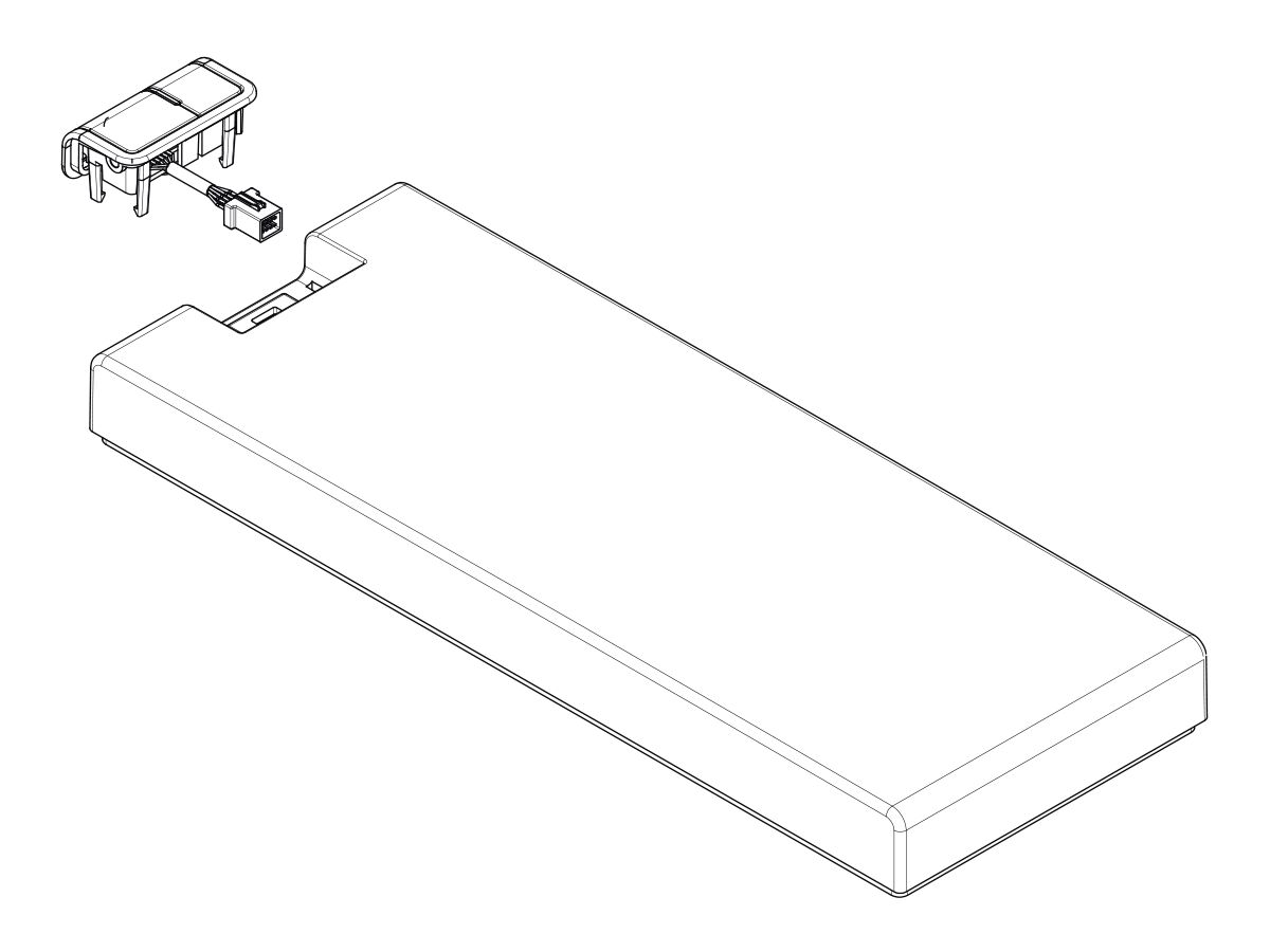 Roca Meridian In Tank Cistern Lid with Push Button