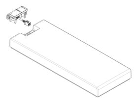 Roca Meridian In Tank Cistern Lid with Push Button