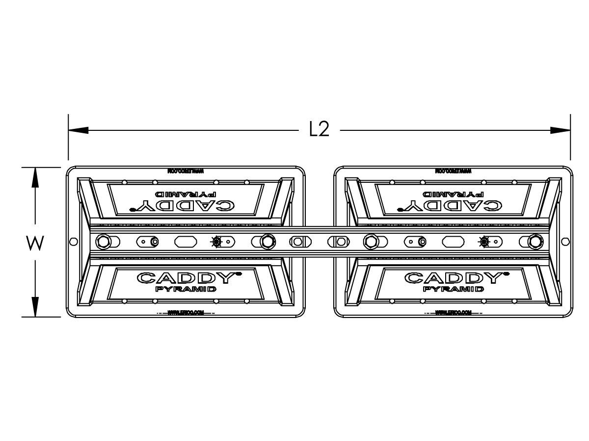Caddy Pyramid Strut Bridge 42" (1067mm)