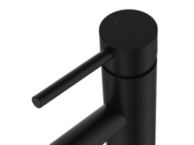 Supporting Image - Posh Bristol Pin Standard Sink Mixer Tap Matte Black (4 Star) Lead Free - Handle