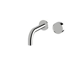 Hero - Sussex Pure Elemental Progressive Wall Basin Mixer System 160mm Chrome (3 Star) Lead Free