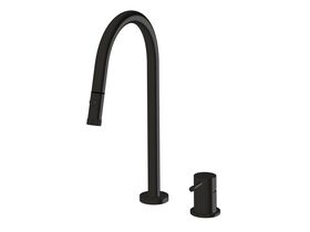 Hero - Sussex Scala Nova Hob Sink Mixer Set Pull Out Spray PVD Matte Black (5 Star) Lead Free