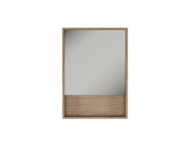 Supporting Image - Kado Aspect 600mm Mirror Cabinet One Door with Shelf - Boston Oak