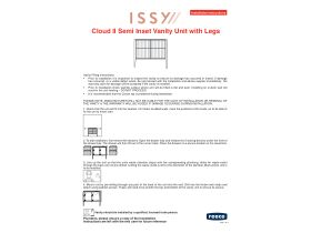 Installation Instructions - ISSY Cloud II Wall Hung Vanity Unit with Legs Semi Inset