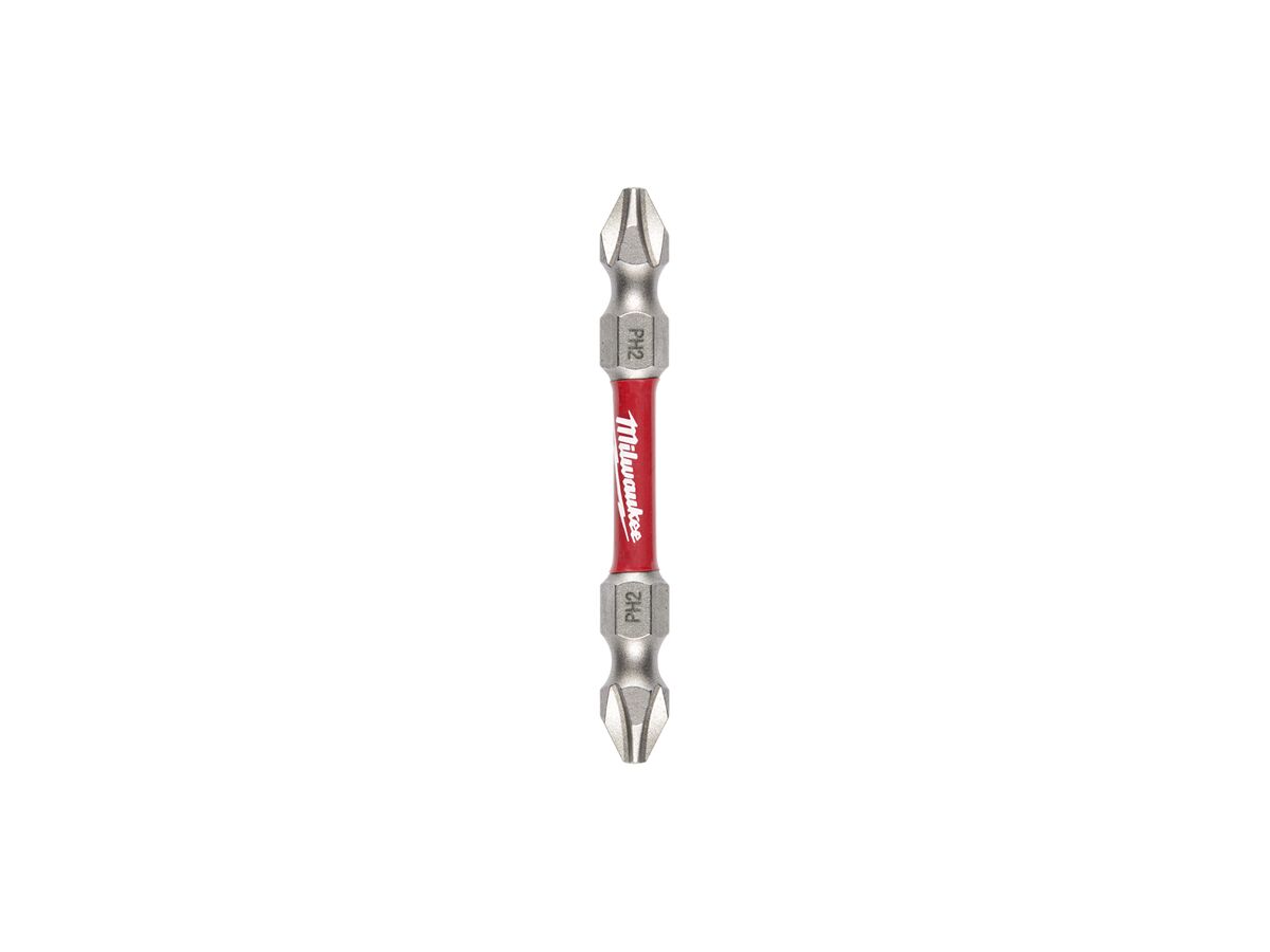 Milwaukee SHOCKWAVE PH2/PH2 Double Ended Bit 60mm