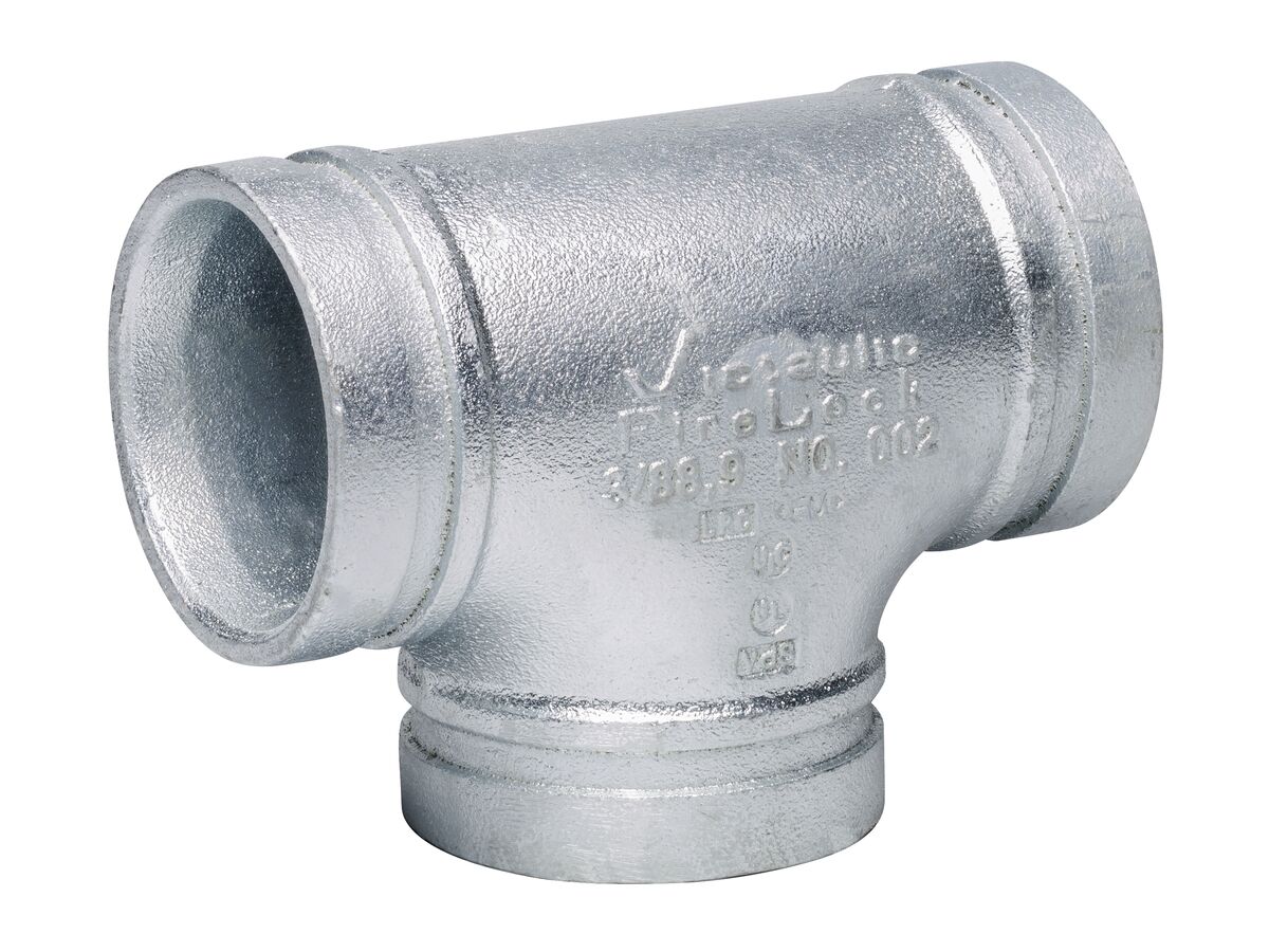 Victaulic Roll Groove Std Tee Galvanised