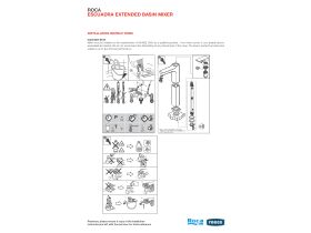 Installation Instructions - Roca Escuadra Extended Basin Mixer Tap (5 Star)