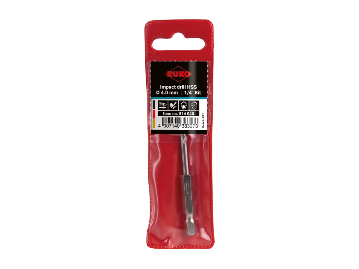 Ruko Impact Drill Bit - 4.0mm
