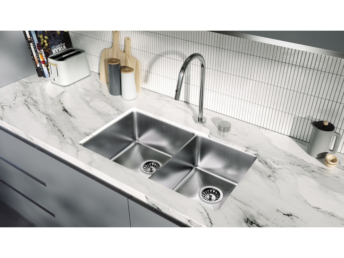 Memo Zenna 1 3/4 Bowl Sink SS