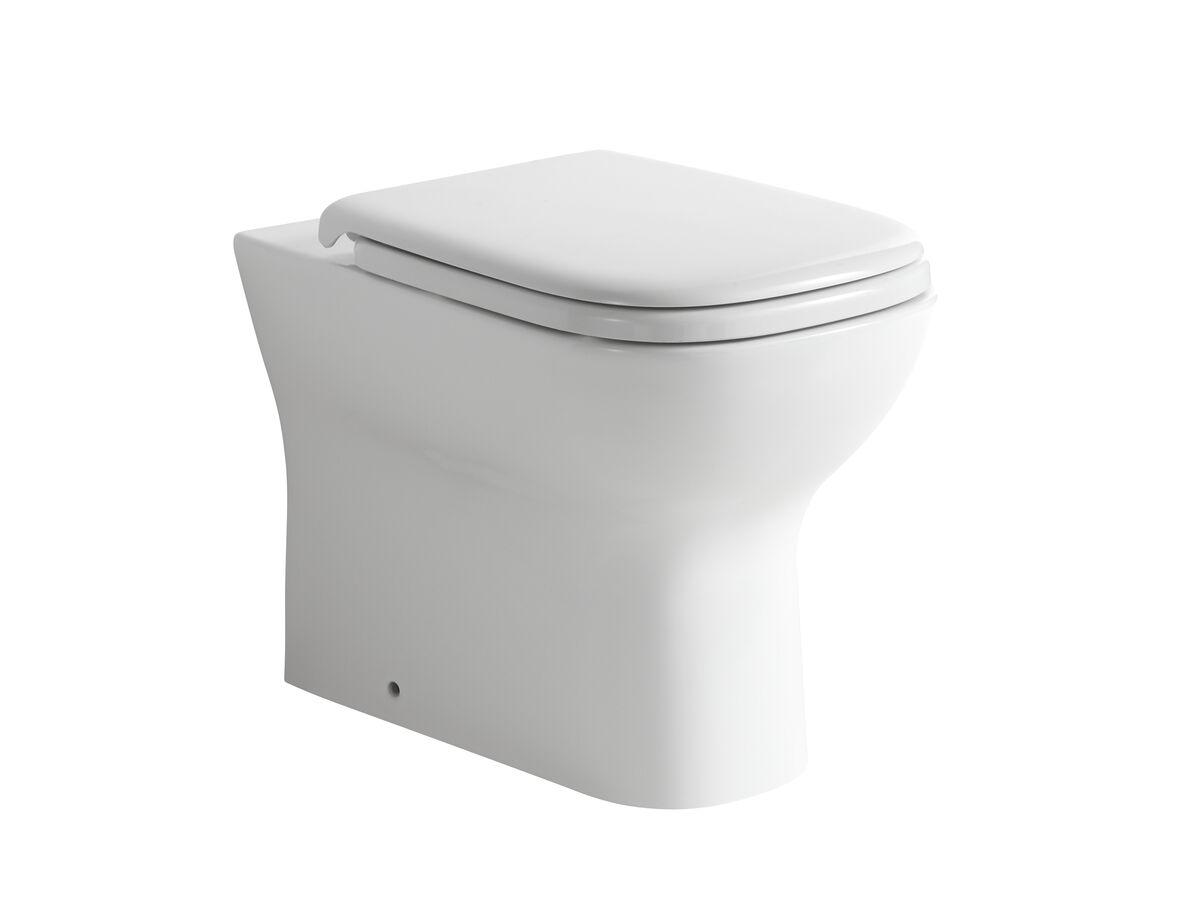 Posh Domaine Back to Wall Rimless Pan Soft Close Quick Release Seat (4 Star)