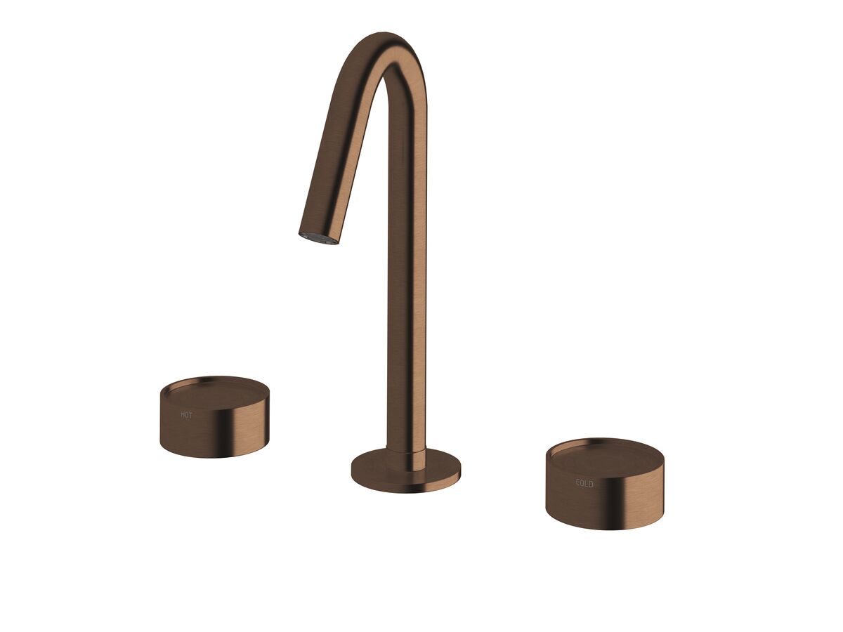 Hero - Sussex Pure Elemental Basin Set PVD Brushed Bronze (5 Star) Lead Free