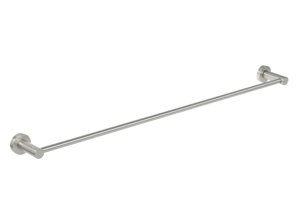 Hero - Posh Solus Mk2 Single Towel Rail Brushed Nickel