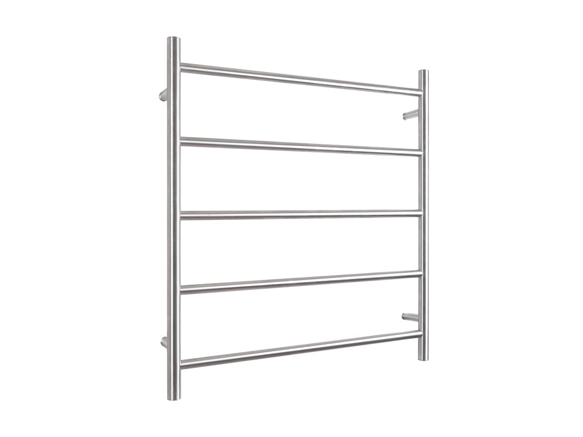 Mizu Drift MK2 750 x 800mm Heated Towel Rail Low Voltage 24V Brushed Stainless Steel