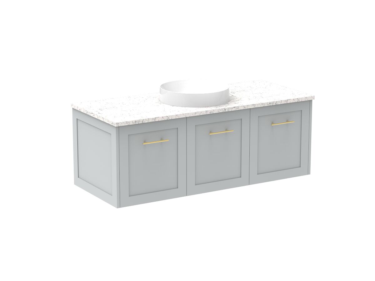 Kado Lux All Door 1200mm Centre Bowl Wall Hung Caesarstone