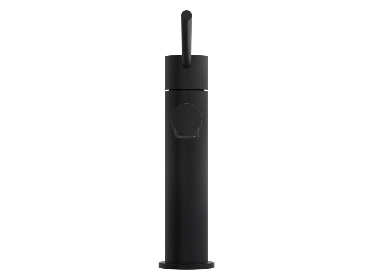 Supporting Image 2 - Mizu Drift Basin Mixer Straight Spout with Extended Lever Tap Matte Black (6 Star) Lead Free