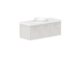 Supporting Image - Kado Lux All Door 1200mm Centre Bowl Wall Hung 50mm Top