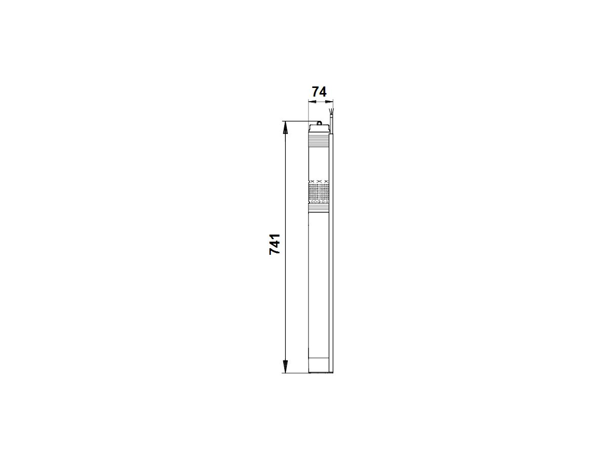 Grundfos 3" Sub Bore Hole Pump