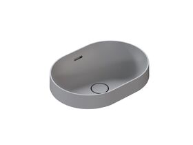 Hero - Omvivo Villa Thin Edge Oval Semi Inset Basin 485mm Cove Grey