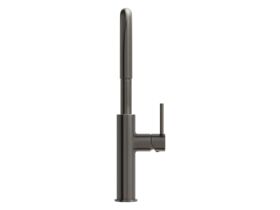 Supporting Image 2 - Mizu Drift Gooseneck Sink Mixer Curve Brushed Gunmetal (5 Star) Lead Free