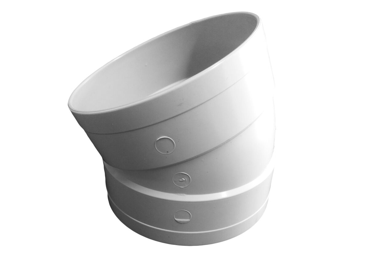 Hero - Stormwater PVC Bend 90mm x 22 Degree 701.90.22