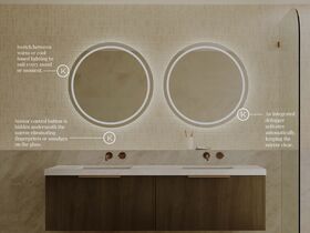 Supporting Image 2 - Kado Aspect Round Veil LED Mirrors