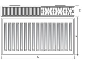 Purmo Compact C22 Drawing