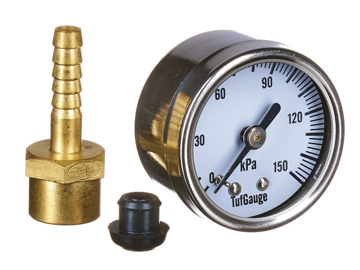 Boss Tufgauge Kit with Barb & Grommet