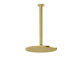 Hero - Sussex Scala Nova Vertical Shower 300mm PVD Brushed Gold