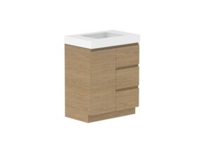 Supporting Image - Posh Domaine 750mm Floor Mount Vanity Unit Conventional 90mm Top