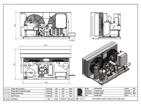Tecumseh Semi Hermetic EVO Condensing Unit SHT4536ZHR-TZ 3 Phase