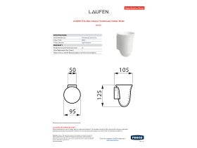 Specification Sheet - LAUFEN The New Classic Toothbrush Holder White