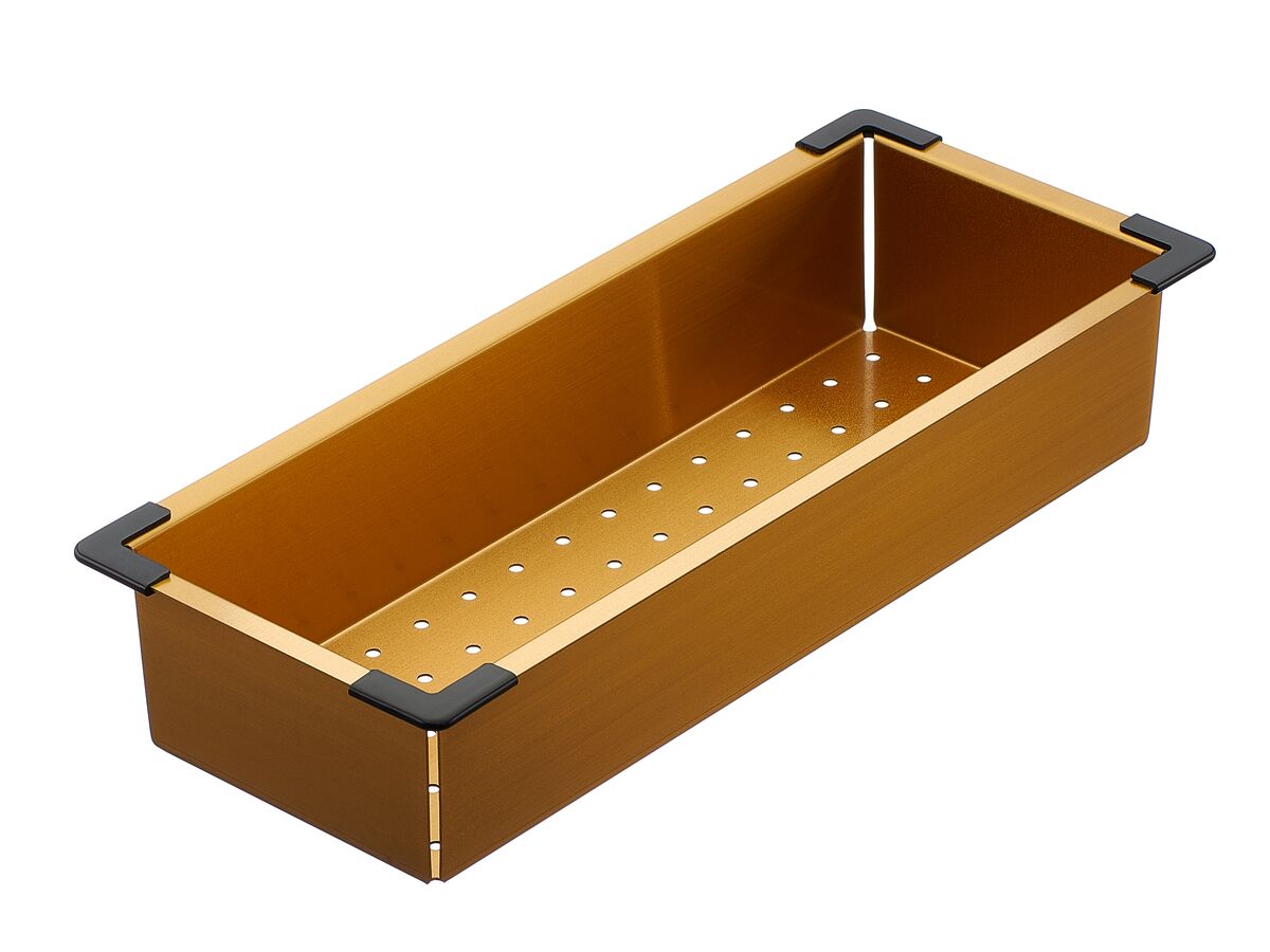 Memo Mini Colander 168mm x 420mm Brushed Gold