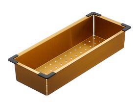 Memo Mini Colander 168mm x 420mm Brushed Gold