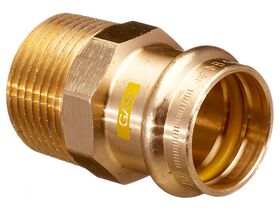 >B< Press Gas Male Coupling 25mm x 1" BSP