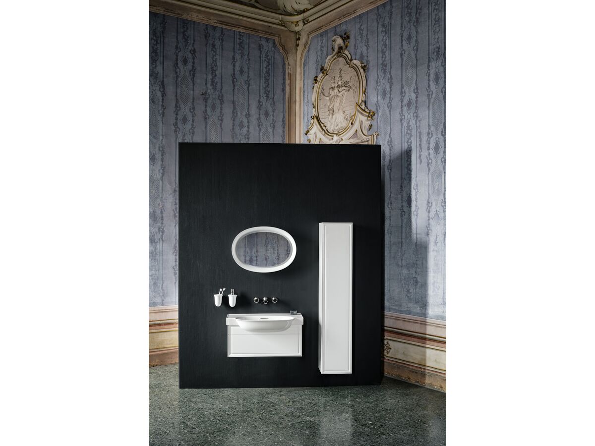 LAUFEN The New Classic Wall / Counter Basin 1 Taphole with Over Flow 800x480mm White