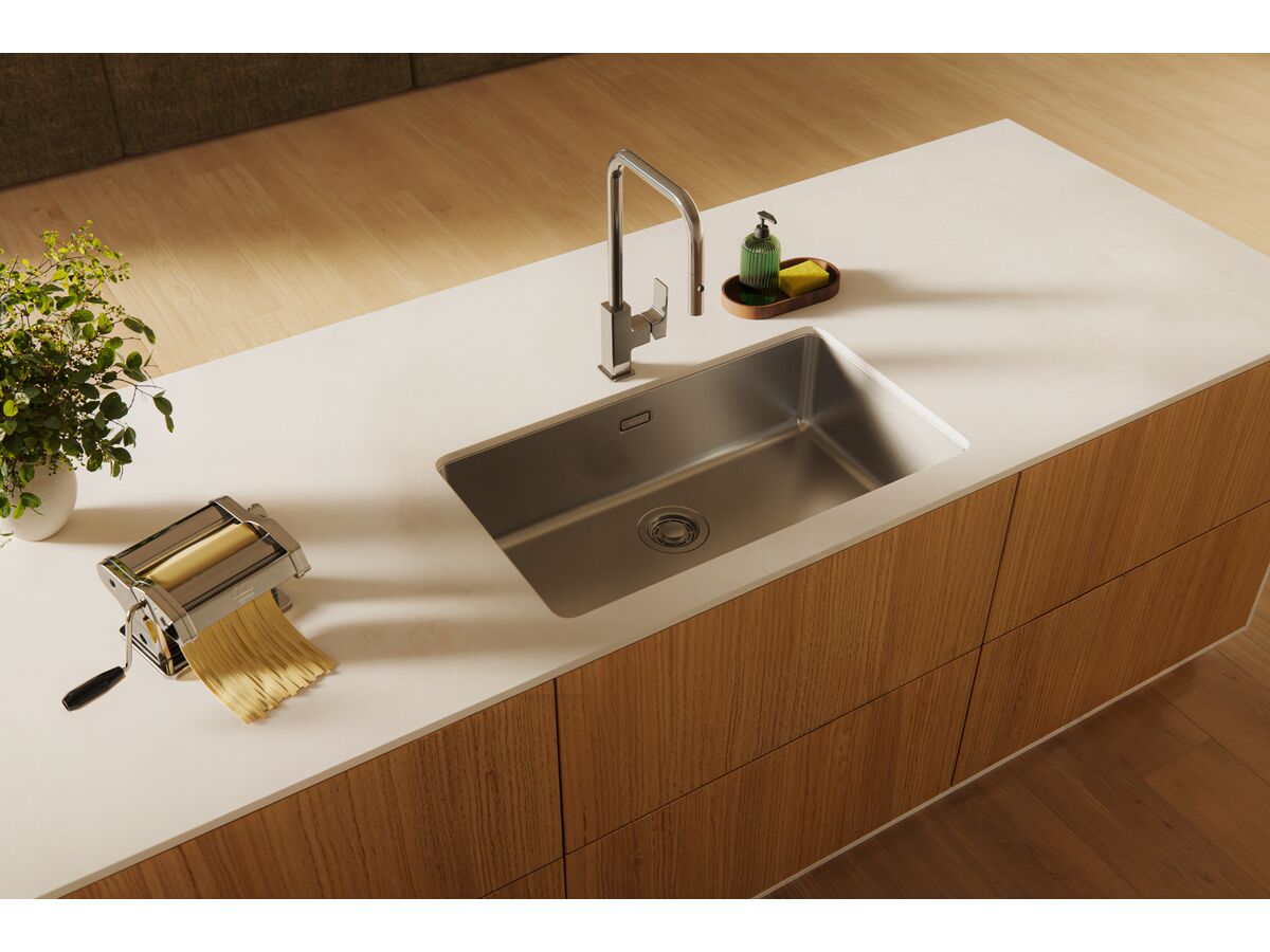 In Situ - Memo Oscar Inset/Undermount Mega Single Bowl Sink 720mm Overflow No Taphole - Undermount