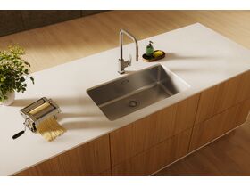 In Situ - Memo Oscar Inset/Undermount Mega Single Bowl Sink 720mm Overflow No Taphole - Undermount