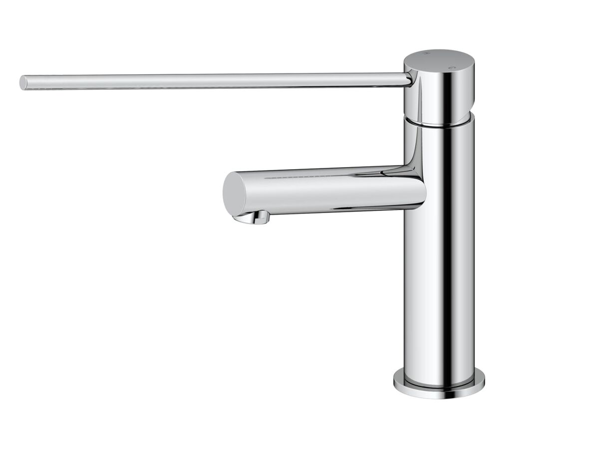 Mizu Drift MK2 Basin Mixer with Extended Lever Chrome (5 Star)