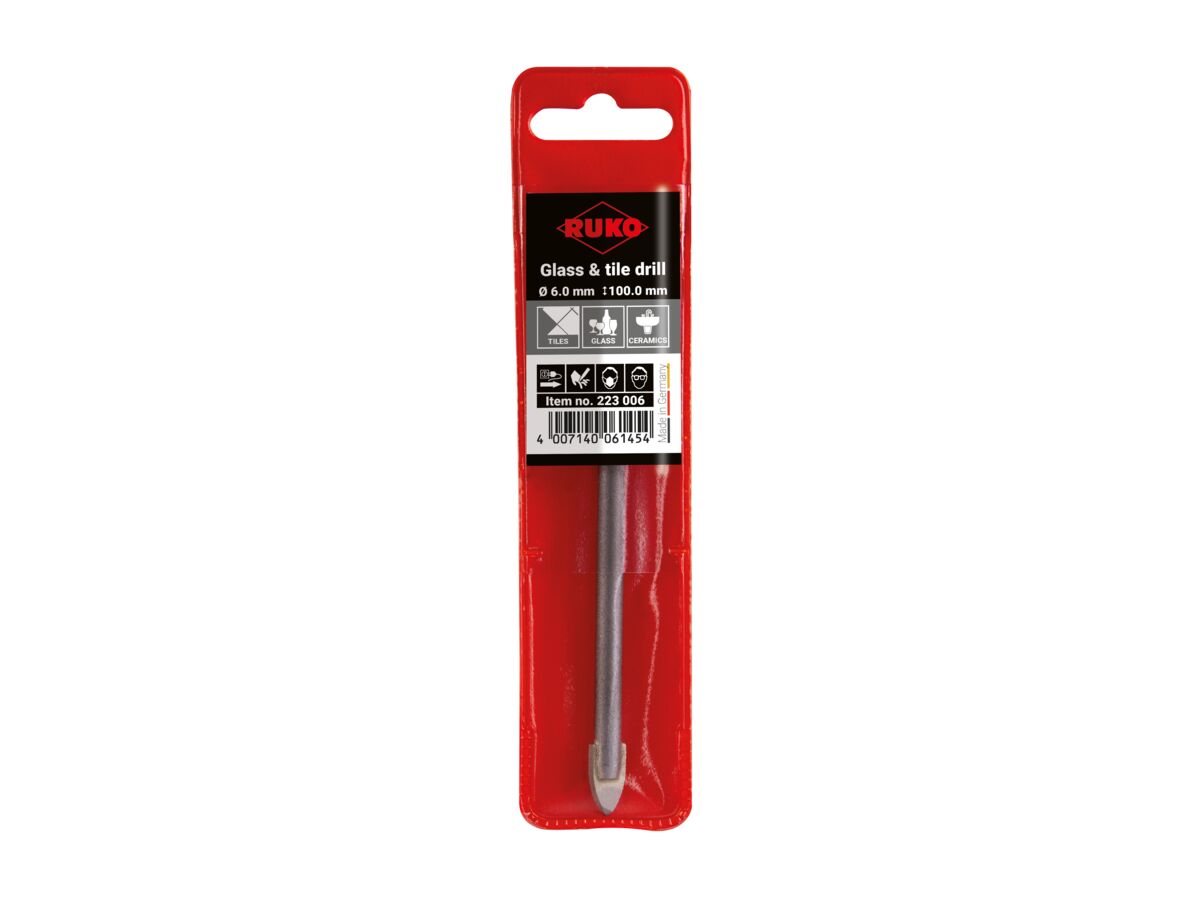 Ruko Glass & Tile Drill Bit - 6mm