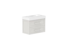 Supporting Image - Kado Lux Ensuite All Drawer Twin 750mm Wall Hung Centre Basin 90mm Top